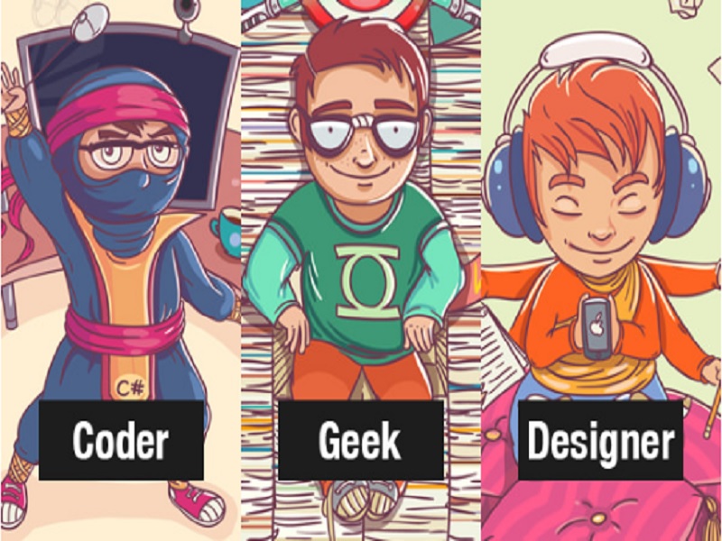 Programmer, Geek, dan Designer