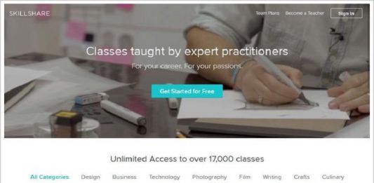 keuntungan belajar web desain dari Skillshare